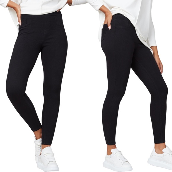 SPANX Pants - SPANX Jean-ish Black Ankle Leggings